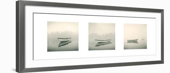 Quiet Morning Triptych-Michael Kahn-Framed Art Print