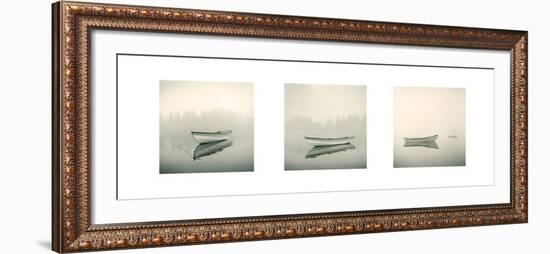 Quiet Morning Triptych-Michael Kahn-Framed Art Print