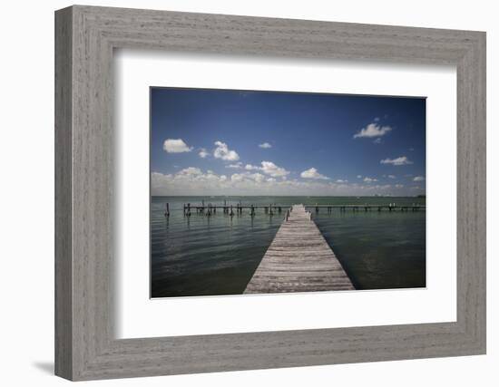 Quiet Pier-Aaron Matheson-Framed Photographic Print