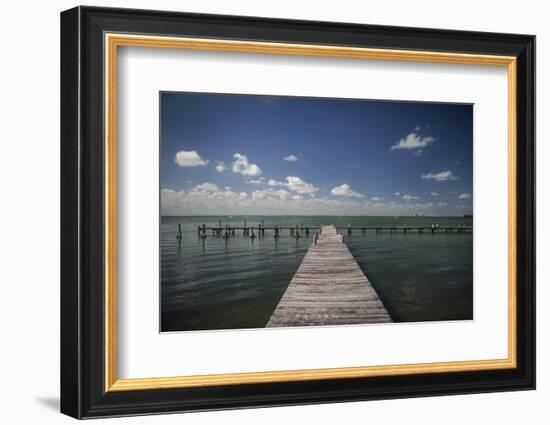 Quiet Pier-Aaron Matheson-Framed Photographic Print