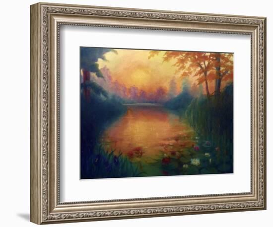 Quiet River, 2020 (Oil on Canvas)-Lee Campbell-Framed Giclee Print