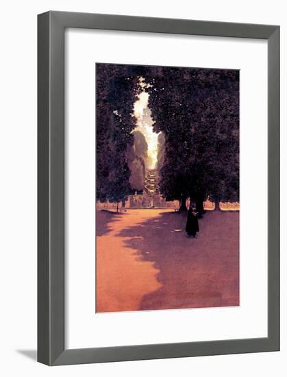 Quiet Scene-Maxfield Parrish-Framed Art Print