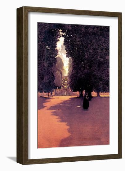 Quiet Scene-Maxfield Parrish-Framed Art Print