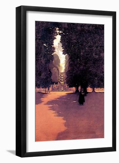 Quiet Scene-Maxfield Parrish-Framed Art Print