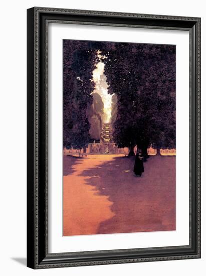 Quiet Scene-Maxfield Parrish-Framed Art Print