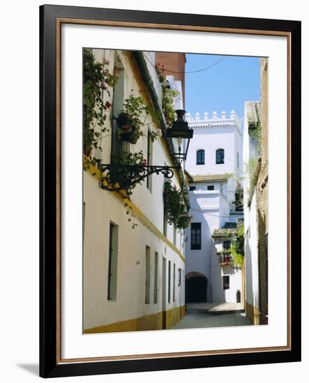 Quiet Street in Seville, Andalucia, Spain-Sylvain Grandadam-Framed Photographic Print