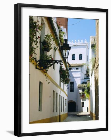 Quiet Street in Seville, Andalucia, Spain-Sylvain Grandadam-Framed Photographic Print