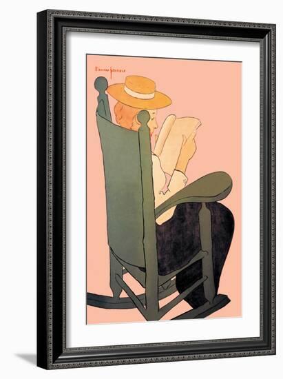 Quiet Study-Edward Penfield-Framed Art Print