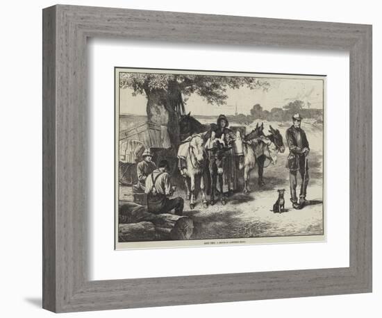 Quiet Times, a Sketch on Hampstead Heath-Edwin Buckman-Framed Giclee Print