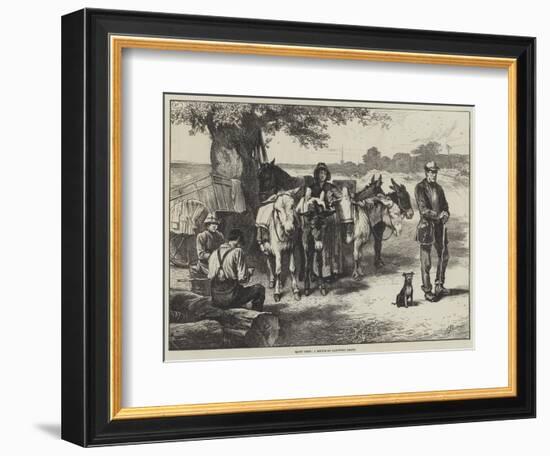 Quiet Times, a Sketch on Hampstead Heath-Edwin Buckman-Framed Giclee Print