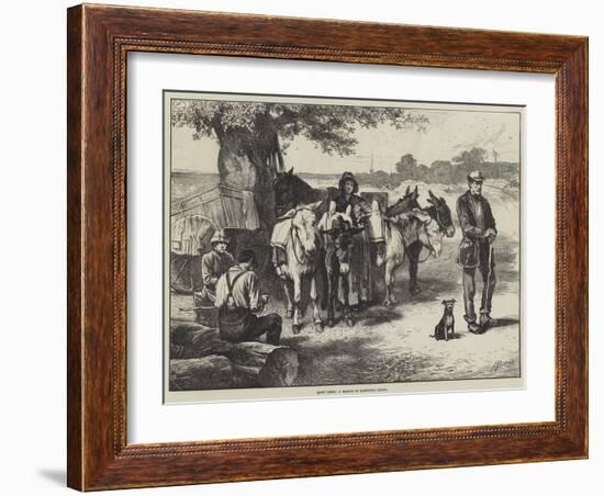 Quiet Times, a Sketch on Hampstead Heath-Edwin Buckman-Framed Giclee Print