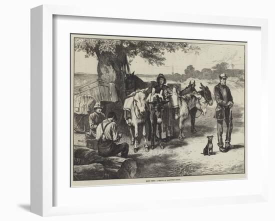 Quiet Times, a Sketch on Hampstead Heath-Edwin Buckman-Framed Giclee Print