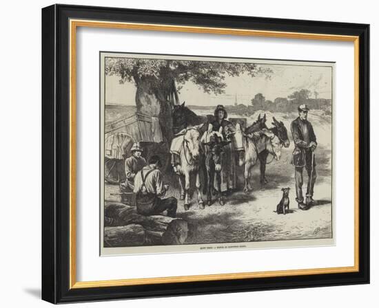 Quiet Times, a Sketch on Hampstead Heath-Edwin Buckman-Framed Giclee Print