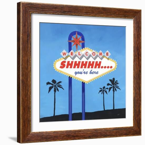 Quiet Vegas-Clayton Rabo-Framed Giclee Print