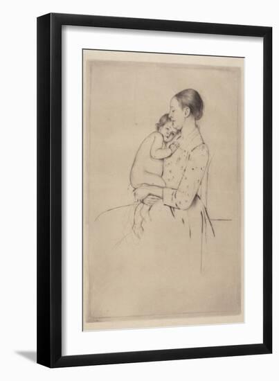 Quietude, c.1891-Mary Stevenson Cassatt-Framed Giclee Print