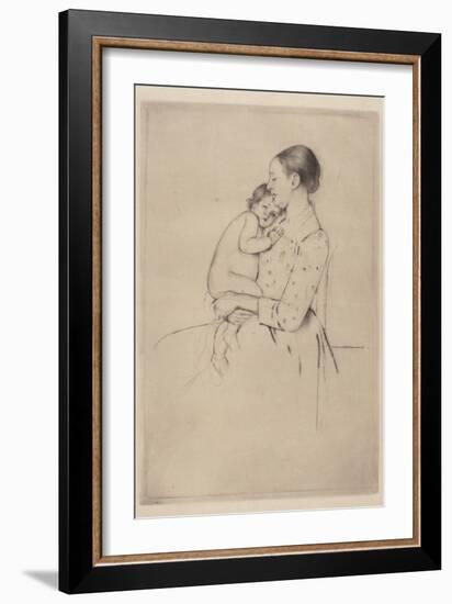 Quietude, c.1891-Mary Stevenson Cassatt-Framed Giclee Print