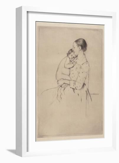 Quietude, c.1891-Mary Stevenson Cassatt-Framed Giclee Print