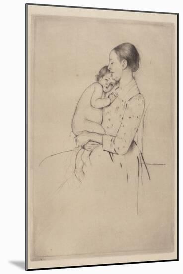 Quietude, c.1891-Mary Stevenson Cassatt-Mounted Giclee Print