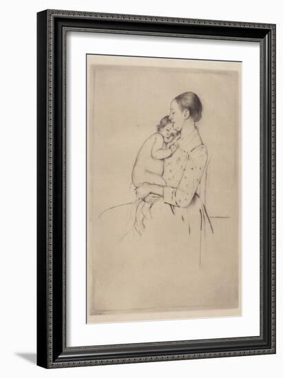 Quietude, c.1891-Mary Stevenson Cassatt-Framed Giclee Print