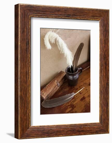 Quill pens ready for use, Santa Fe, New Mexico, Usa.-Julien McRoberts-Framed Photographic Print