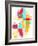 Quilt Like Pattern Abstract-Megan Aroon Duncanson-Framed Art Print