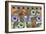 Quilt Palm Flower Mosaic-James Mazzotta-Framed Giclee Print