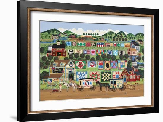 Quilt Valley Farm-Anthony Kleem-Framed Giclee Print