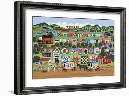 Quilt Valley Farm-Anthony Kleem-Framed Giclee Print