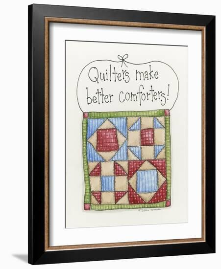 Quilters Make Better Comforters-Debbie McMaster-Framed Giclee Print