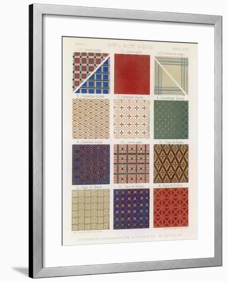 Quilts and Tapestries of the 12th and 13th Centuries-null-Framed Giclee Print
