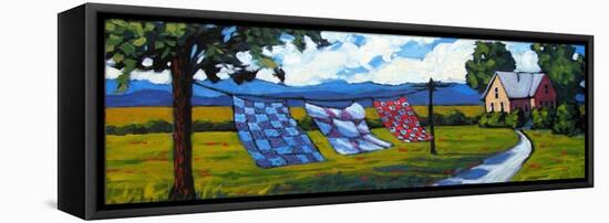 Quilts Blowing in and Afternoon Breeze-Patty Baker-Framed Stretched Canvas