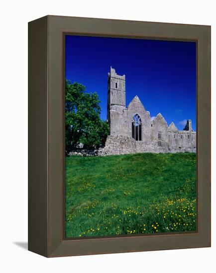 Quin Abbey Franciscan 15th Century Friary, County Clare, Ireland-Gareth McCormack-Framed Premier Image Canvas
