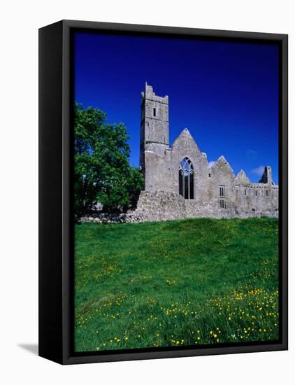 Quin Abbey Franciscan 15th Century Friary, County Clare, Ireland-Gareth McCormack-Framed Premier Image Canvas