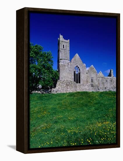 Quin Abbey Franciscan 15th Century Friary, County Clare, Ireland-Gareth McCormack-Framed Premier Image Canvas