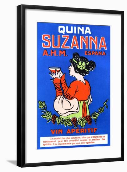 Quina Suzanna Vin Aperitif-null-Framed Art Print