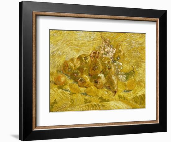 Quinces, Lemons, Pears and Grapes-Vincent van Gogh-Framed Giclee Print