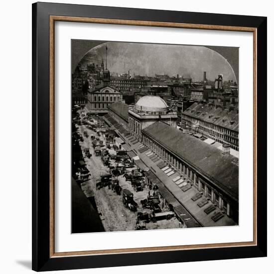Quincy Market and Faneuil Hall 1906-H.C. White-Framed Photo