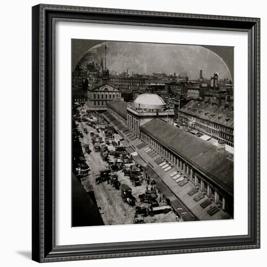 Quincy Market and Faneuil Hall 1906-H.C. White-Framed Photo