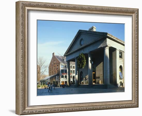 Quincy Market, South Market Street-Jack E. Boucher-Framed Photo