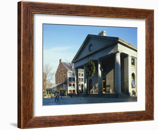 Quincy Market, South Market Street-Jack E. Boucher-Framed Photo