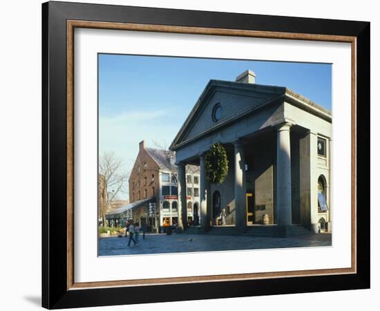 Quincy Market, South Market Street-Jack E. Boucher-Framed Photo