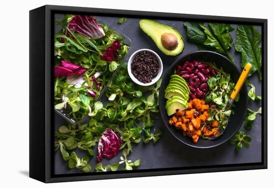 Quinoa Salad-somegirl-Framed Premier Image Canvas