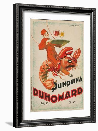 Quinquina Du Homard Aperitif Advertisement-null-Framed Premium Giclee Print