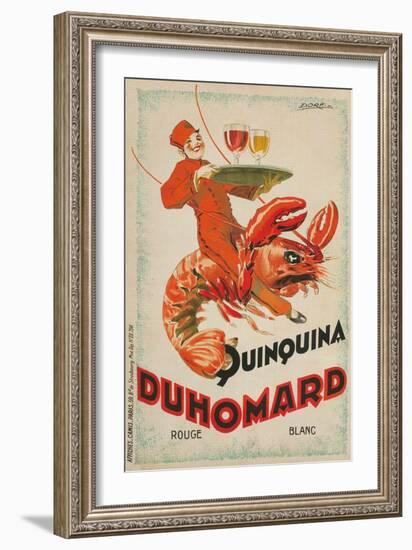 Quinquina Du Homard Aperitif Advertisement-null-Framed Giclee Print