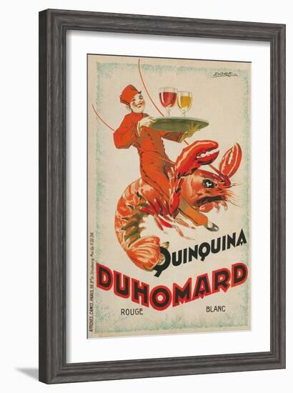 Quinquina Du Homard Aperitif Advertisement-null-Framed Giclee Print