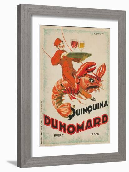 Quinquina Du Homard Aperitif Advertisement-null-Framed Giclee Print