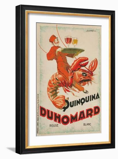 Quinquina Du Homard Aperitif Advertisement-null-Framed Giclee Print