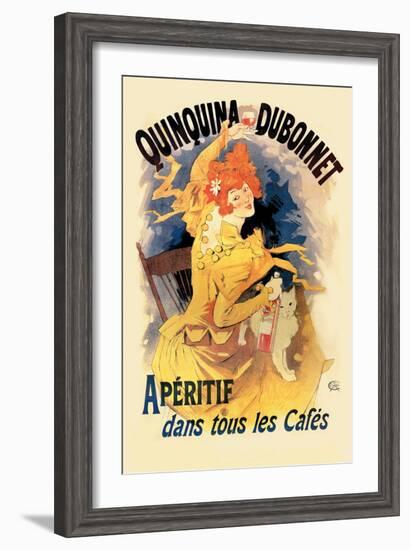 Quinquina Dubonnet Apertif-Jules Ch?ret-Framed Art Print