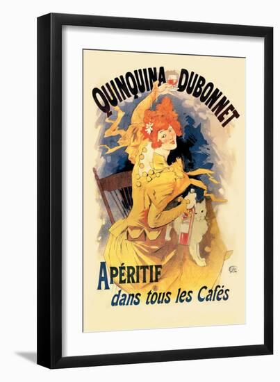 Quinquina Dubonnet Apertif-Jules Ch?ret-Framed Art Print