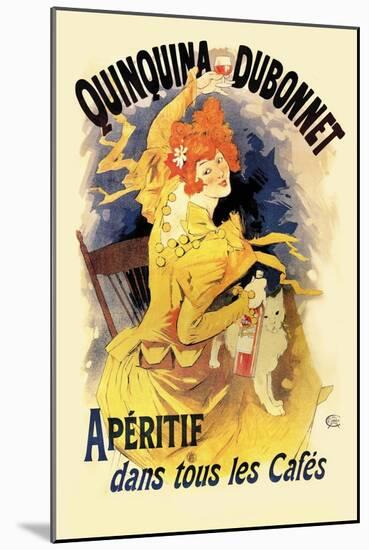 Quinquina Dubonnet Apertif-Jules Chéret-Mounted Art Print